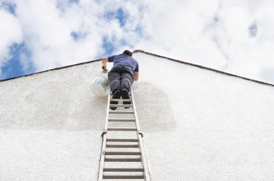 Peinture extérieure à Toulaud — façades et ravalement